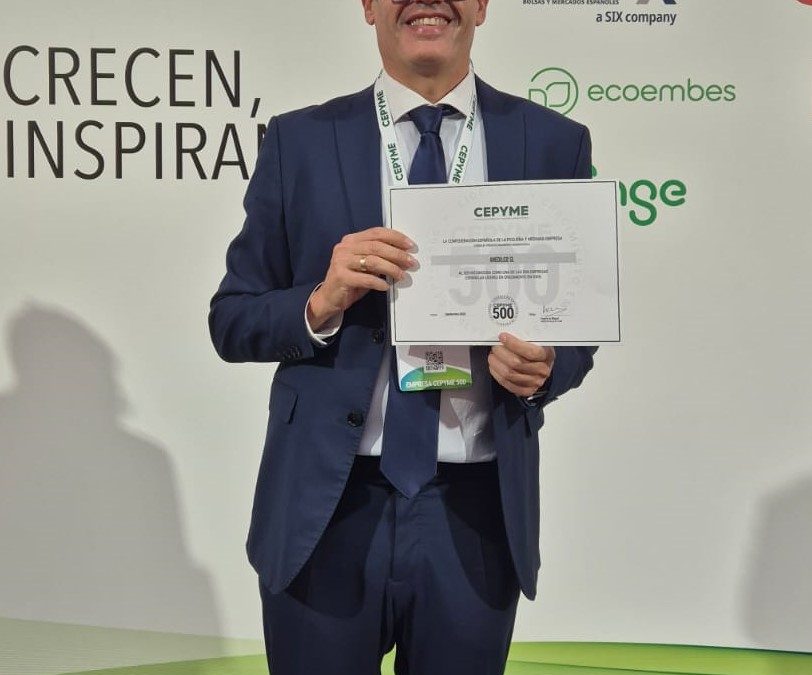 Anedilco recibe el reconocimiento CEPYME500 2026 en la Bolsa de Madrid